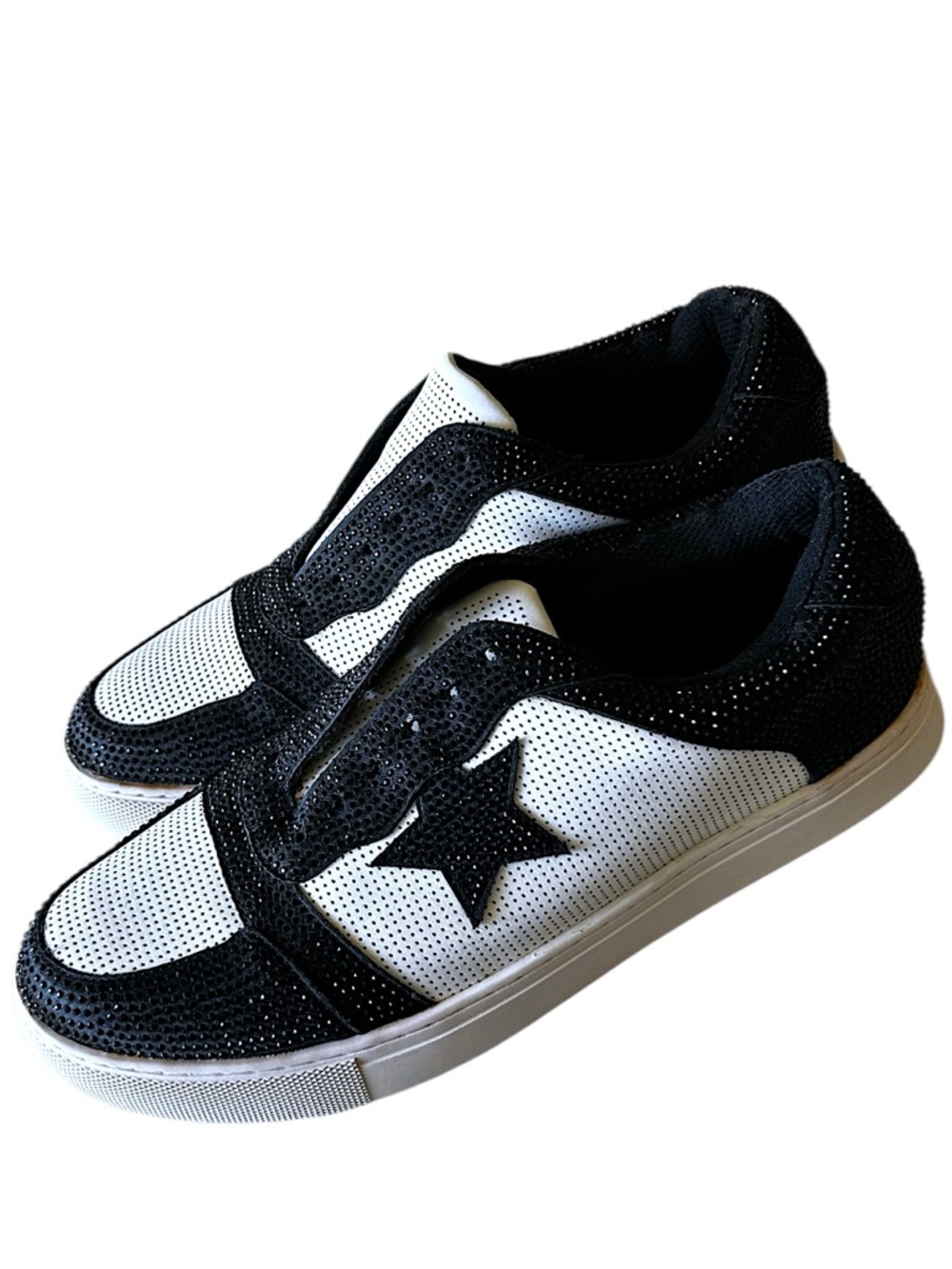 CORKEYS LEGENDARY Black Crystal Star Sneakers